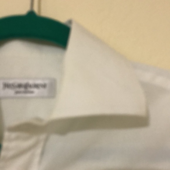 YvesSaintLaurent white shirt long sleeves sz38-15 - Picture 3 of 8